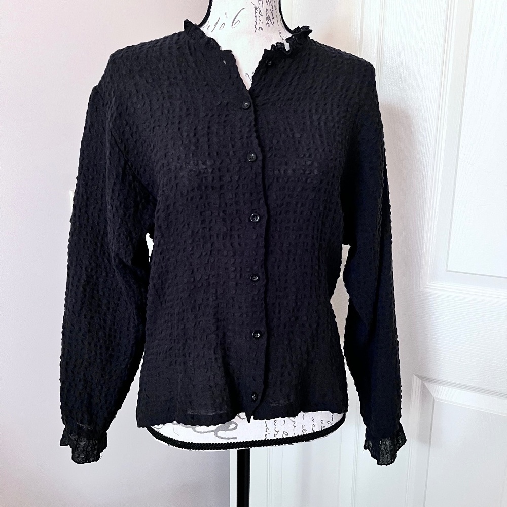 Black Liz Blouse